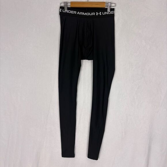 Under Armour Men's Black Compression Leggings Size Medium - Picture 1 of 13